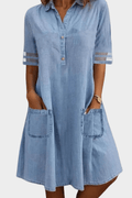 Anette | Denim Kjole