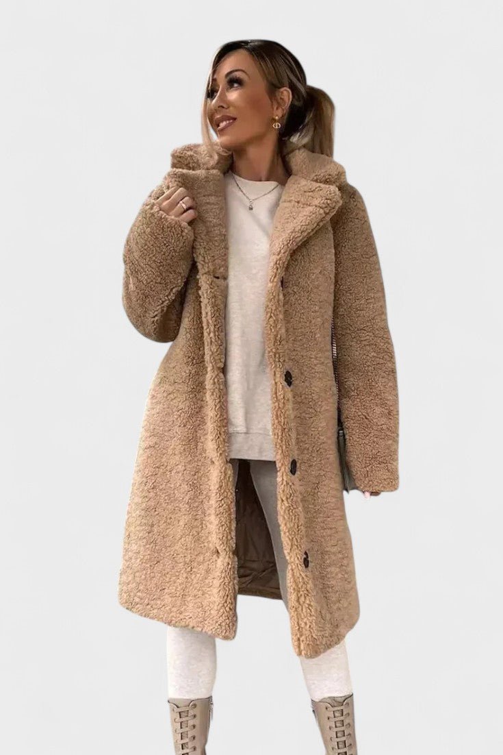 Birgitte | Elegant teddyjakke i luksuriøst design