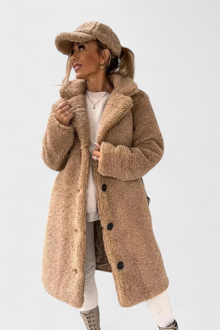 Birgitte | Elegant teddyjakke i luksuriøst design