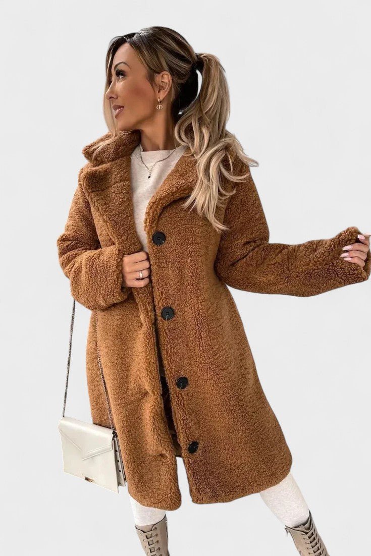 Birgitte | Elegant teddyjakke i luksuriøst design