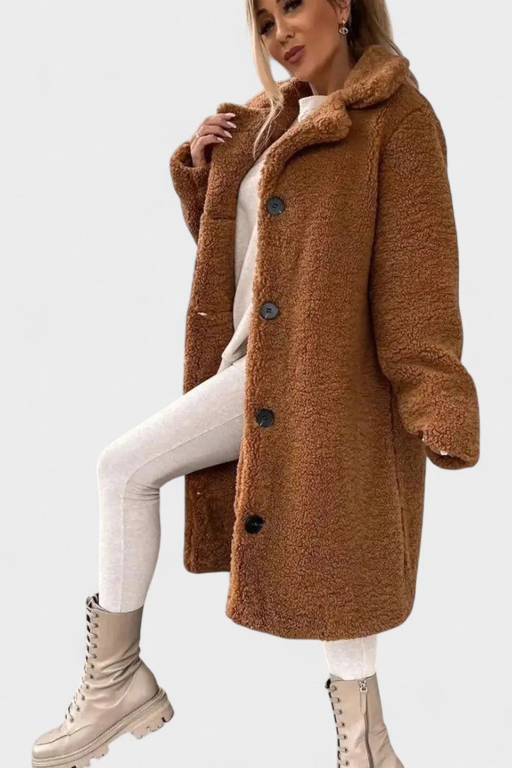 Birgitte | Elegant teddyjakke i luksuriøst design
