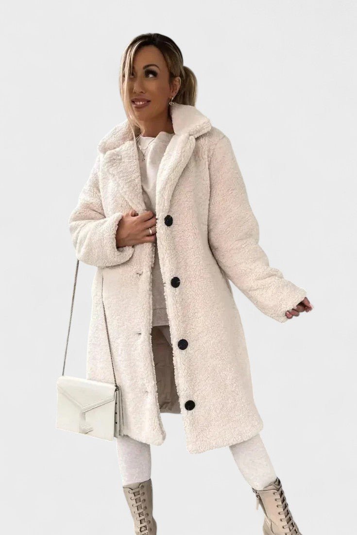 Birgitte | Elegant teddyjakke i luksuriøst design
