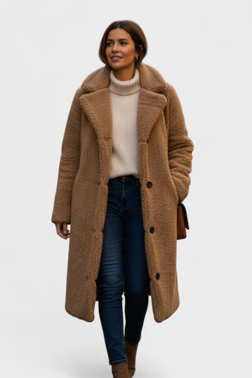 Birgitte | Elegant teddyjakke i luksuriøst design