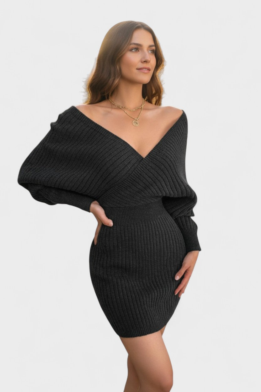 Klara | Elegant Omslagskjole med V-hals