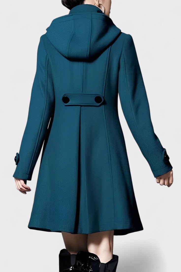 Lenka | Elegant frakke med hætte