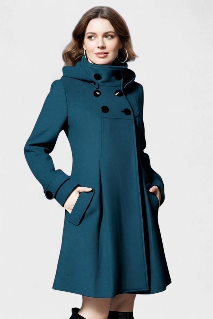 Lenka | Elegant frakke med hætte