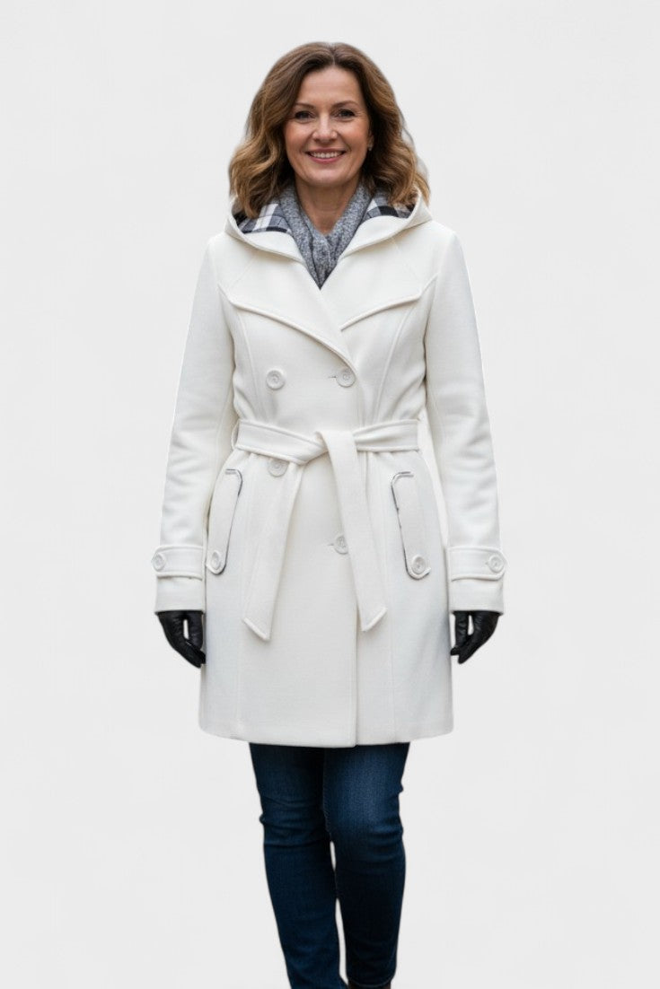 Leona | Elegant dobbeltradet frakke