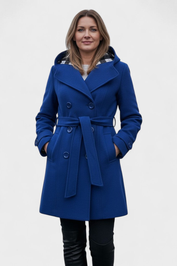 Leona | Elegant dobbeltradet frakke