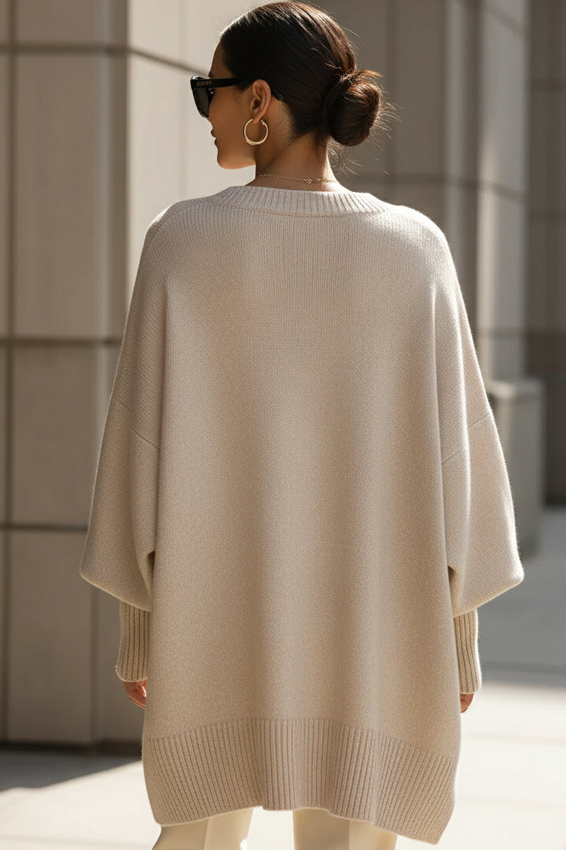 Rosa | Oversized Striktrøje