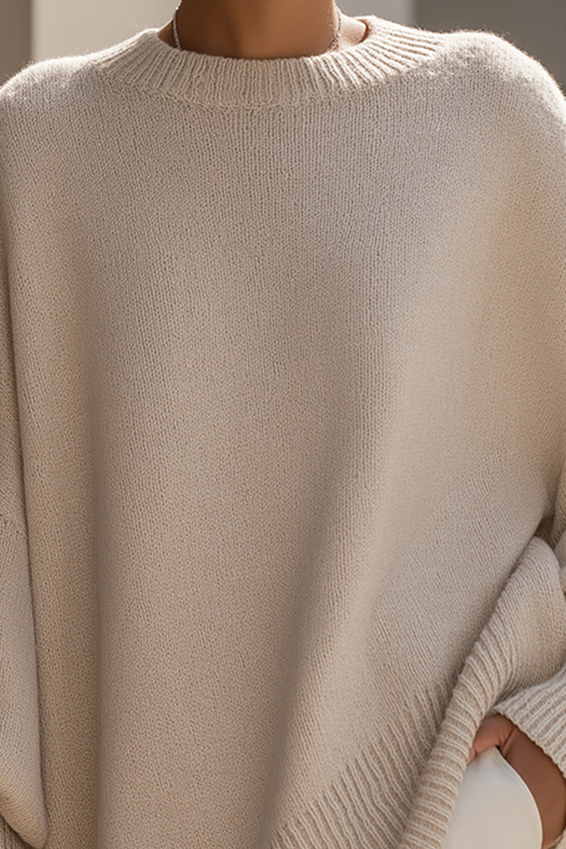 Rosa | Oversized Striktrøje