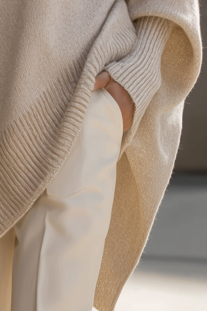 Rosa | Oversized Striktrøje