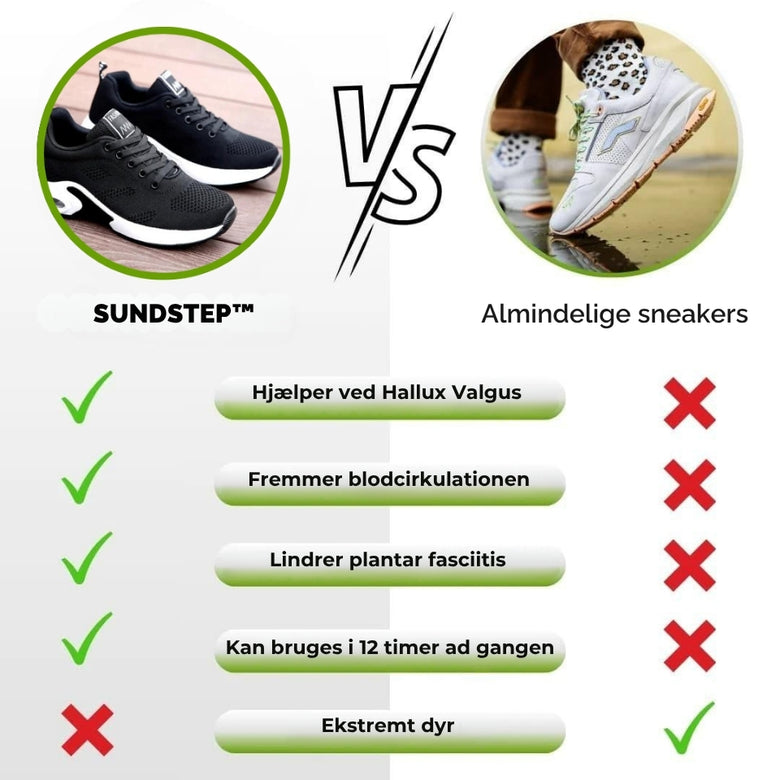 SundStep | Ortopædiske sneakers
