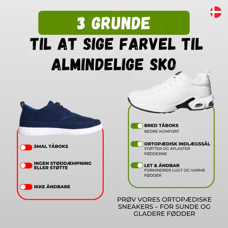 SundStep | Ortopædiske sneakers