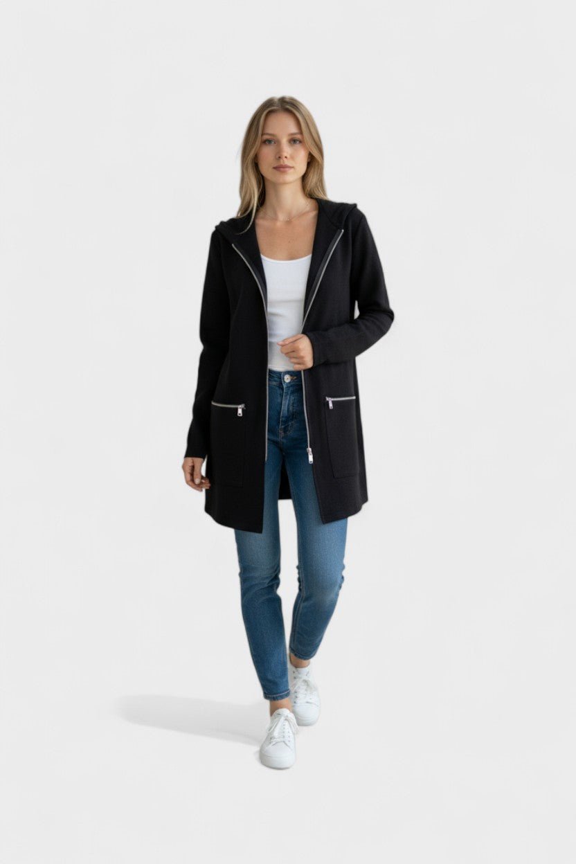 Veslina | Elegant strikjakke til lag-på-lag
